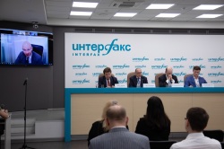 Ректор НИУ МГСУ Павел Акимов принял участие в пресс-конференции агентства Интерфакс