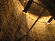 Обследование напряженной канатной арматуры ствола Останкинской телевизионной башни