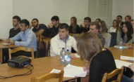Заседание студенческого научного общества кафедры «Менеджмент и инновации»