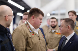 На Международной выставке-форуме «Россия» состоялась встреча бойцов российских студенческих отрядов