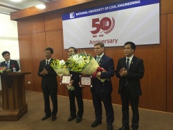 Делегация НИУ МГСУ посетила торжества, посвященные 50-летнему юбилею Ханойского Национального строительного университета