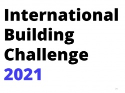 Международный студенческий воркшоп International Building Challenge 2021